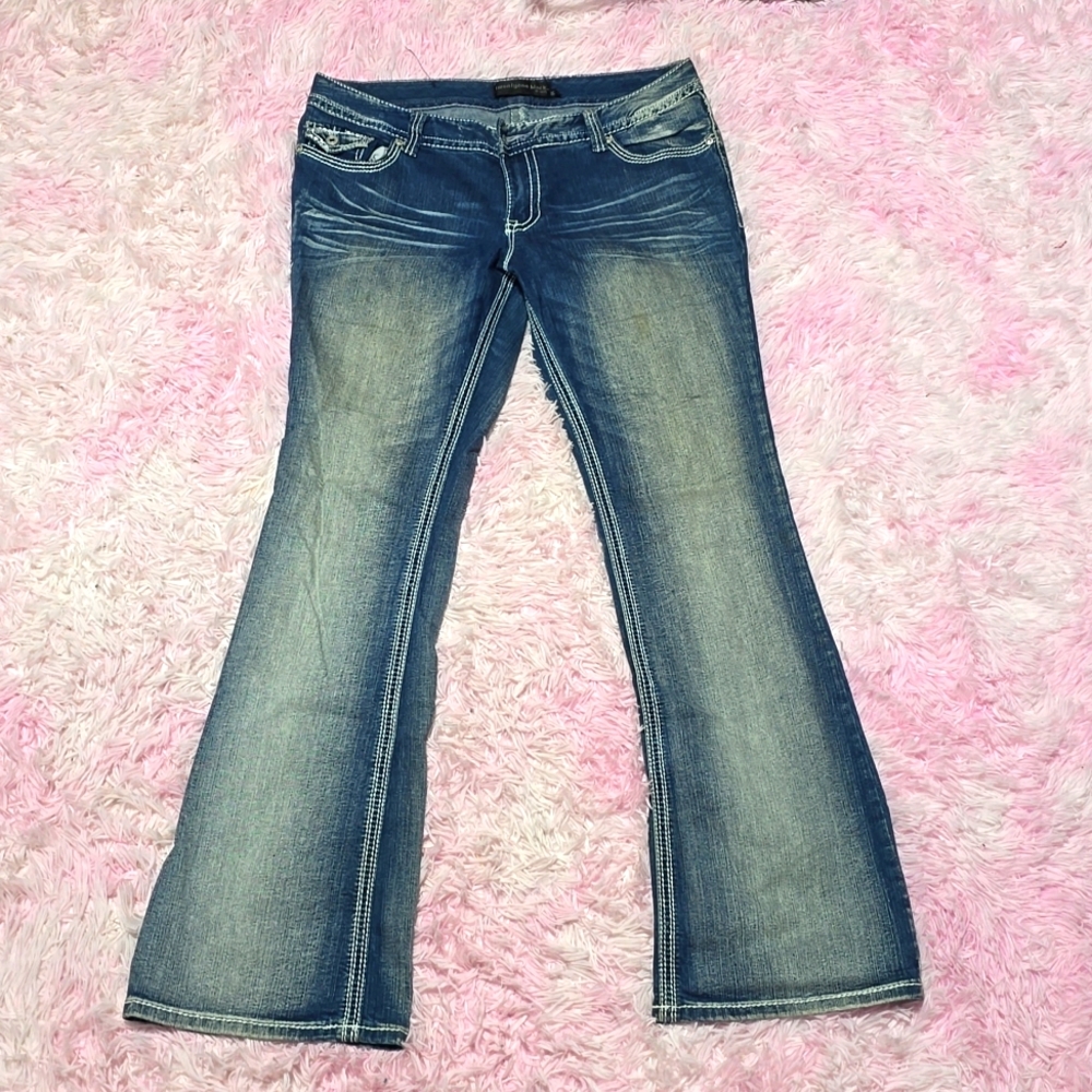 Size 15 embroidered Jeans